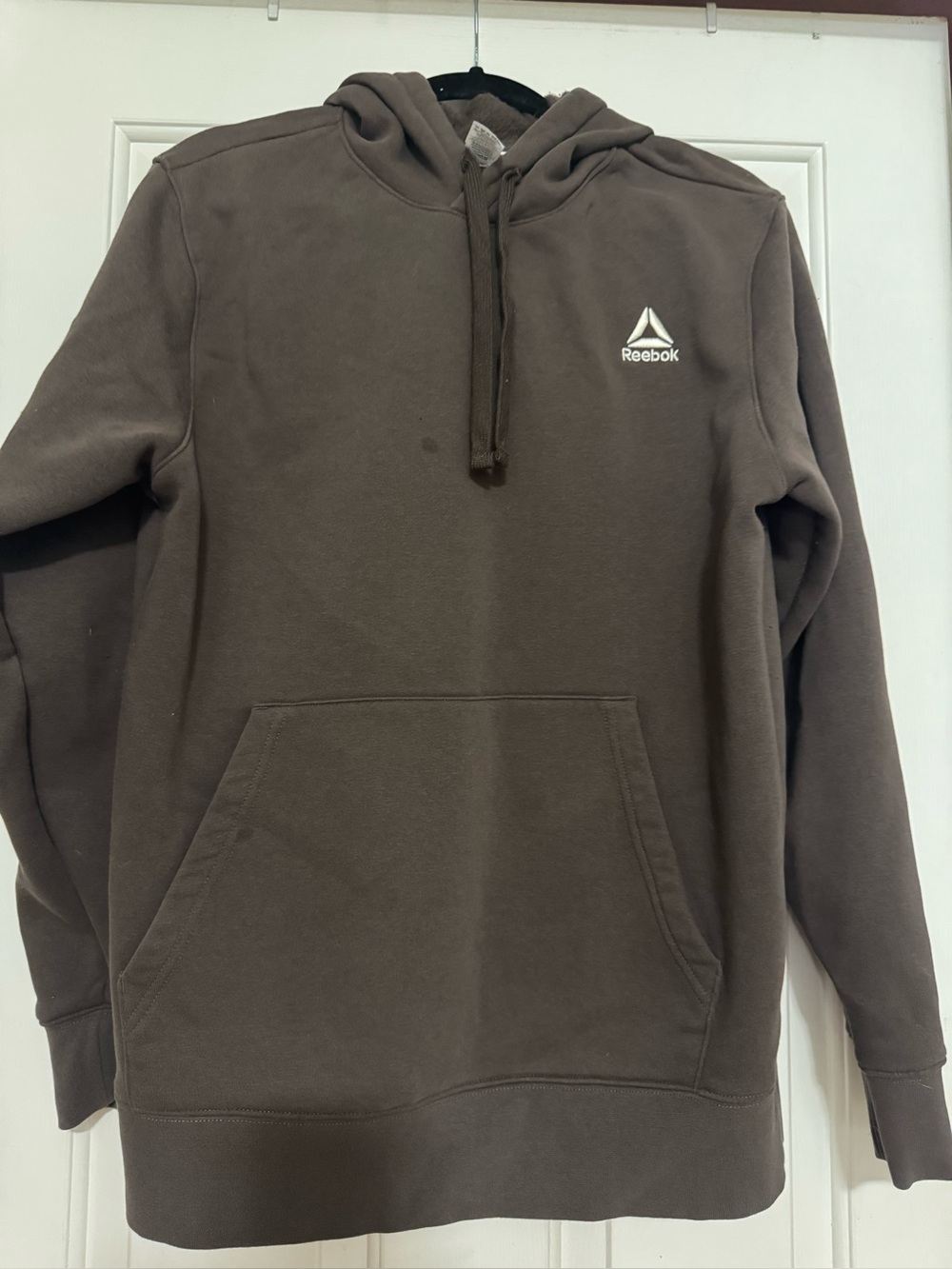 Reebok Brown Pullover Hoodie - Classic Logo